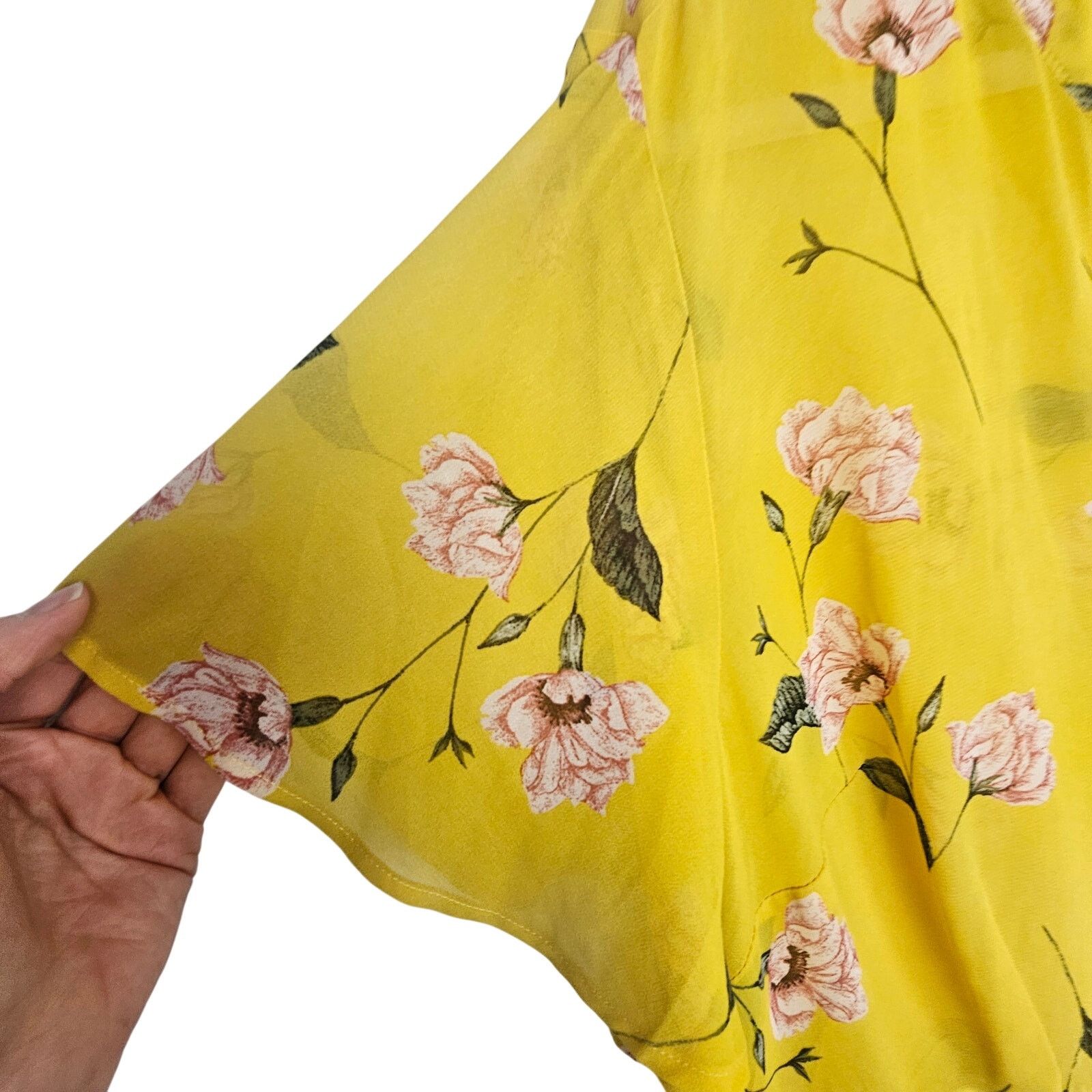 Torrid Torrid Floral Sheer Button Front Blouse Plus Size 3X Easter Size 3XL / US 20-22 - 4 Thumbnail