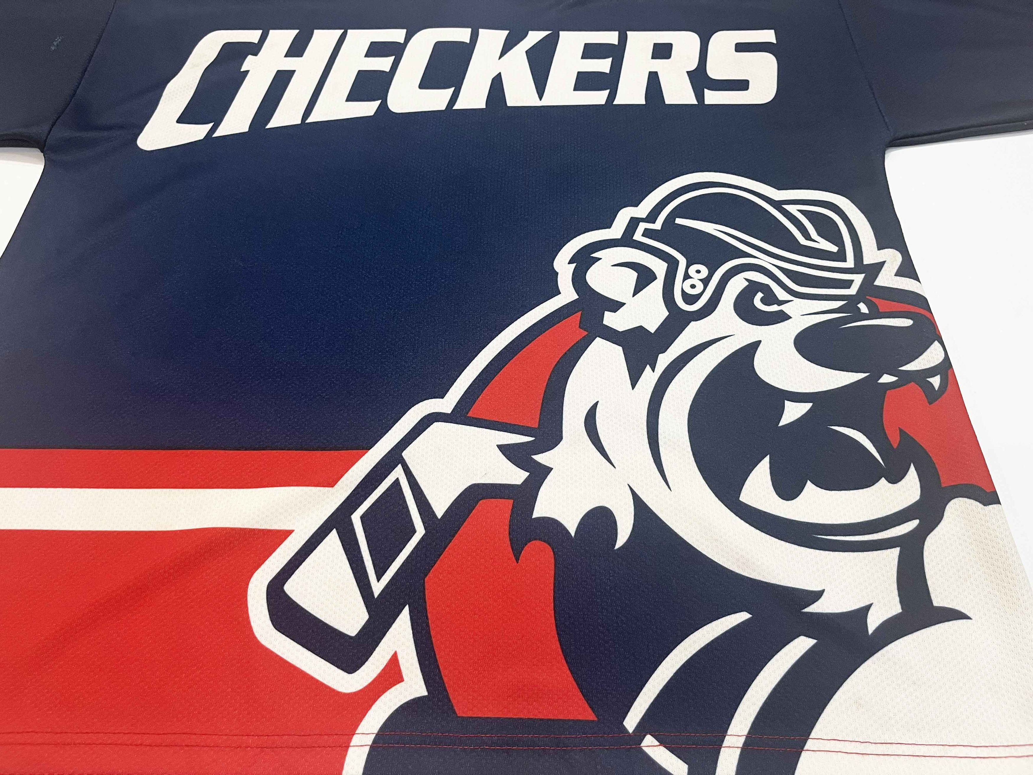 Vintage Vintage OT Sports Charlotte Checkers AHL Hockey Jersey Size US XL / EU 56 / 4 - 2 Thumbnail