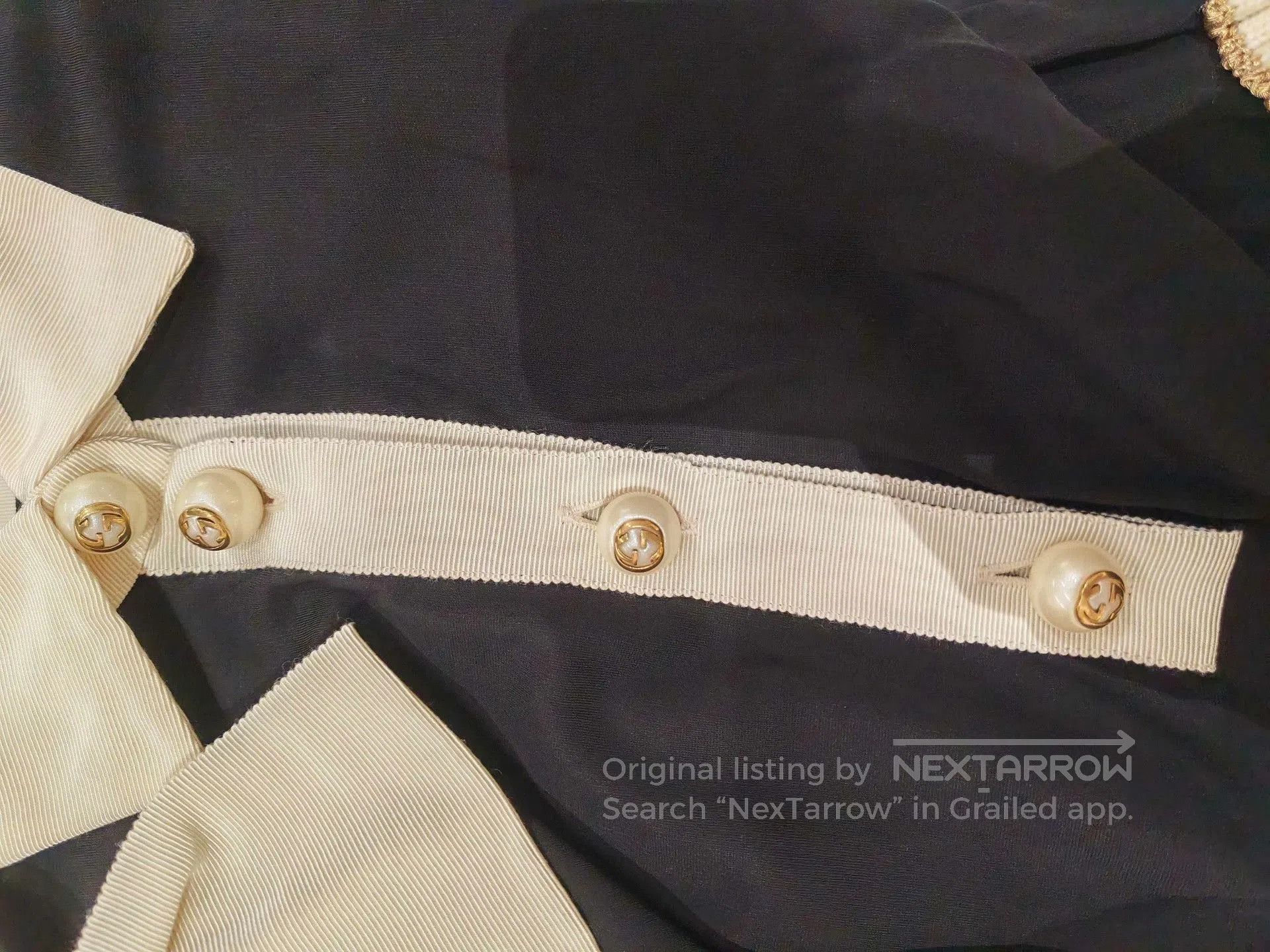 Gucci Gucci Pearl Button Dress Italy Made. Size M / US 6-8 / IT 42-44 - 3 Thumbnail