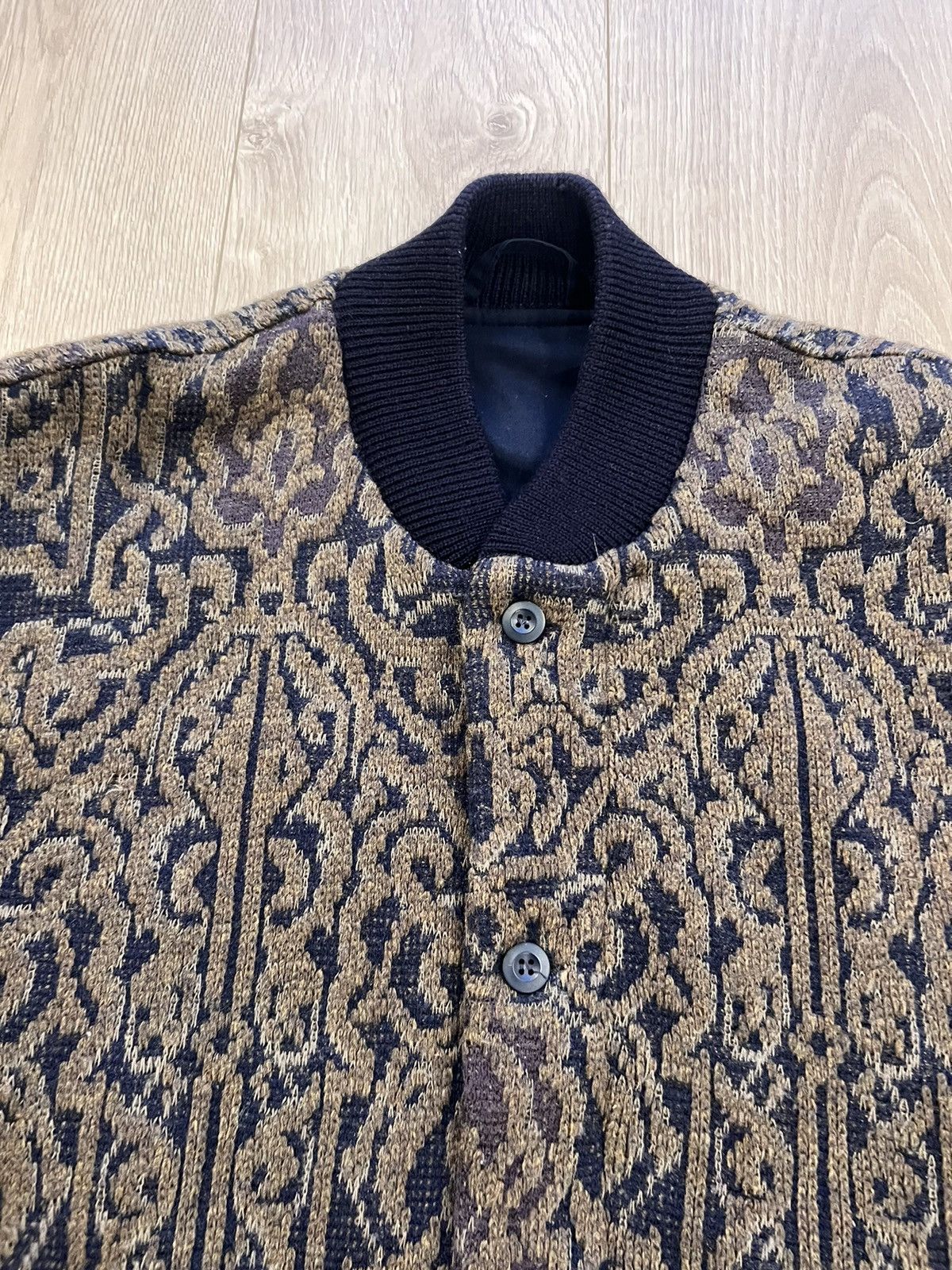 Bally × Vintage Vintage Bally Wool Reversible Bomber Jacket 70s 80s 90s Rare Size US L / EU 52-54 / 3 - 4 Thumbnail