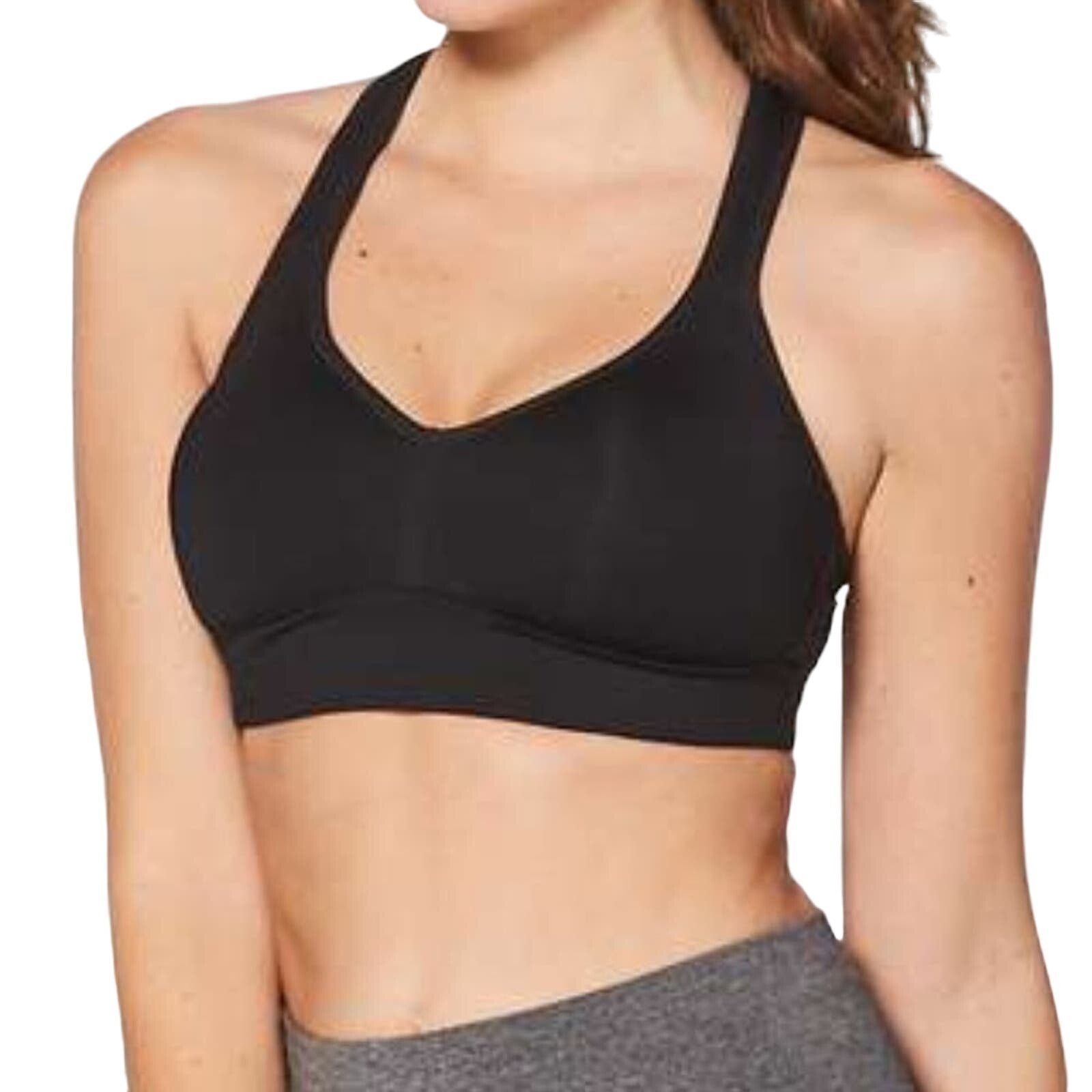 Lululemon LULULEMON Black Speed Up High Support Sports Bra Sz 8 Size ONE SIZE - 7 Thumbnail