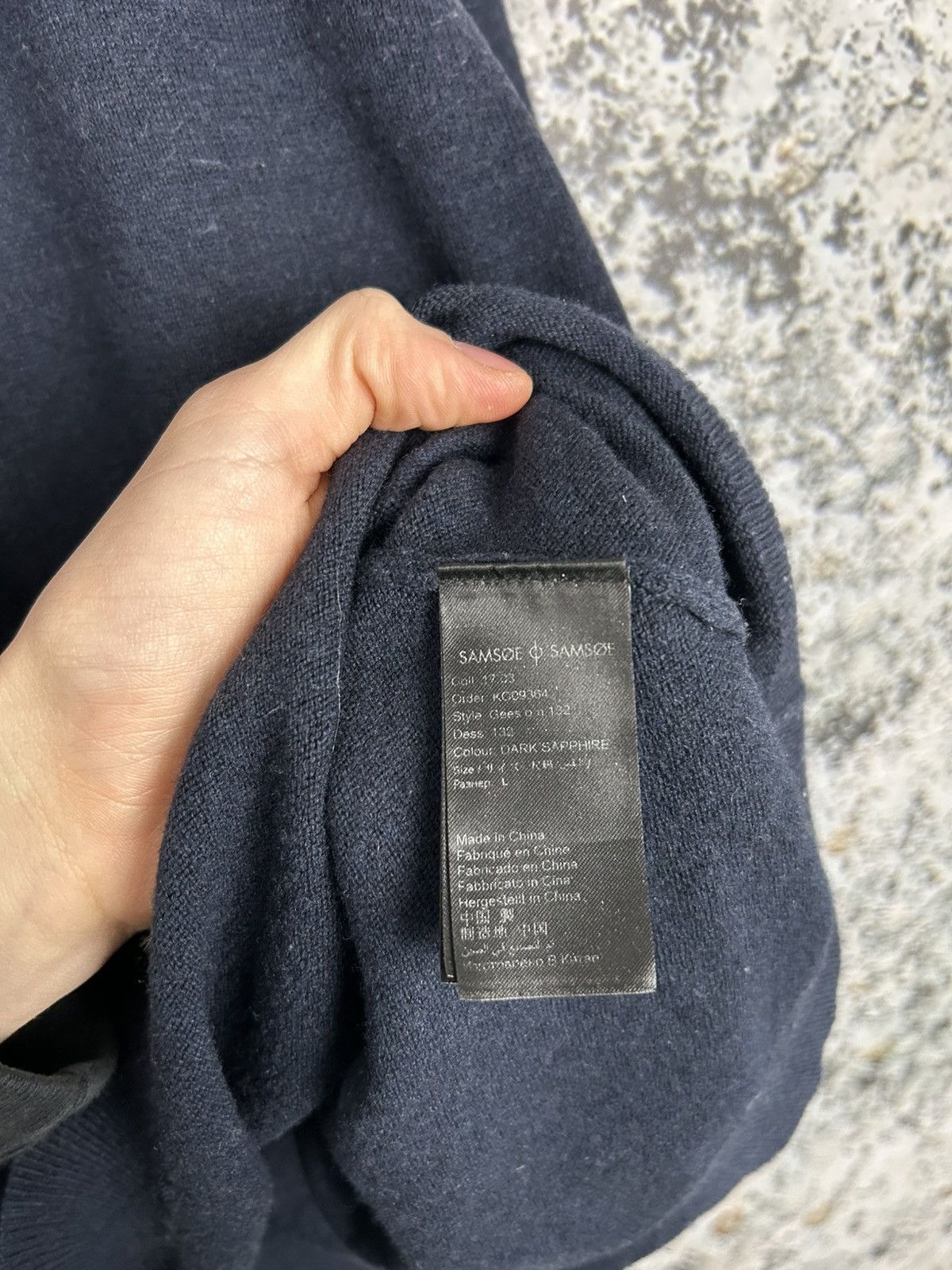 Samsoe Samsoe Samsoe Samsoe Wool Sweater Knitwear Grunge Punk Skate Size US L / EU 52-54 / 3 - 5 Thumbnail