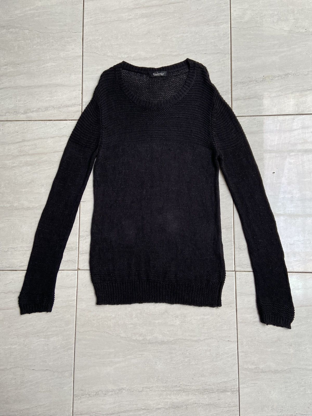 Tornado Mart TORNADO MART Black Knit Sweater Size US XS / EU 42 / 0 - 6 Thumbnail