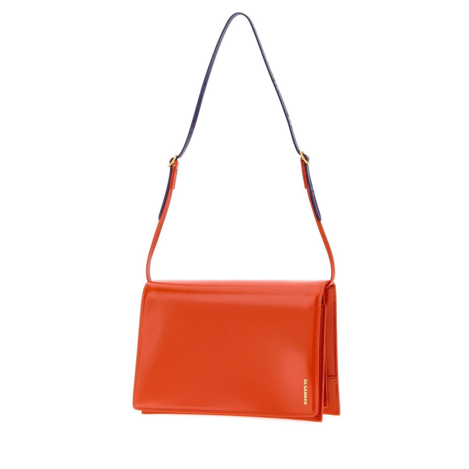 Jil Sander JIL SANDER File Orange Leather Shoulder Bag New/Authentic Size ONE SIZE - 2 Thumbnail