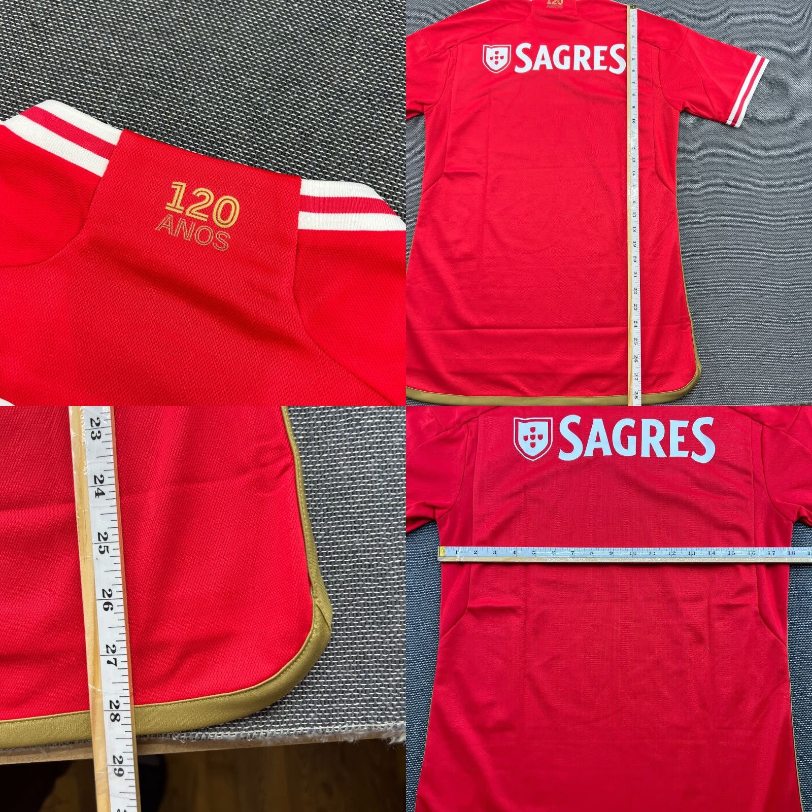Adidas BNWT Benfica Adidas 2023-2024 Home Football Jersey Mens Small Adult Red Shirt Size US S / EU 44-46 / 1 - 8 Thumbnail