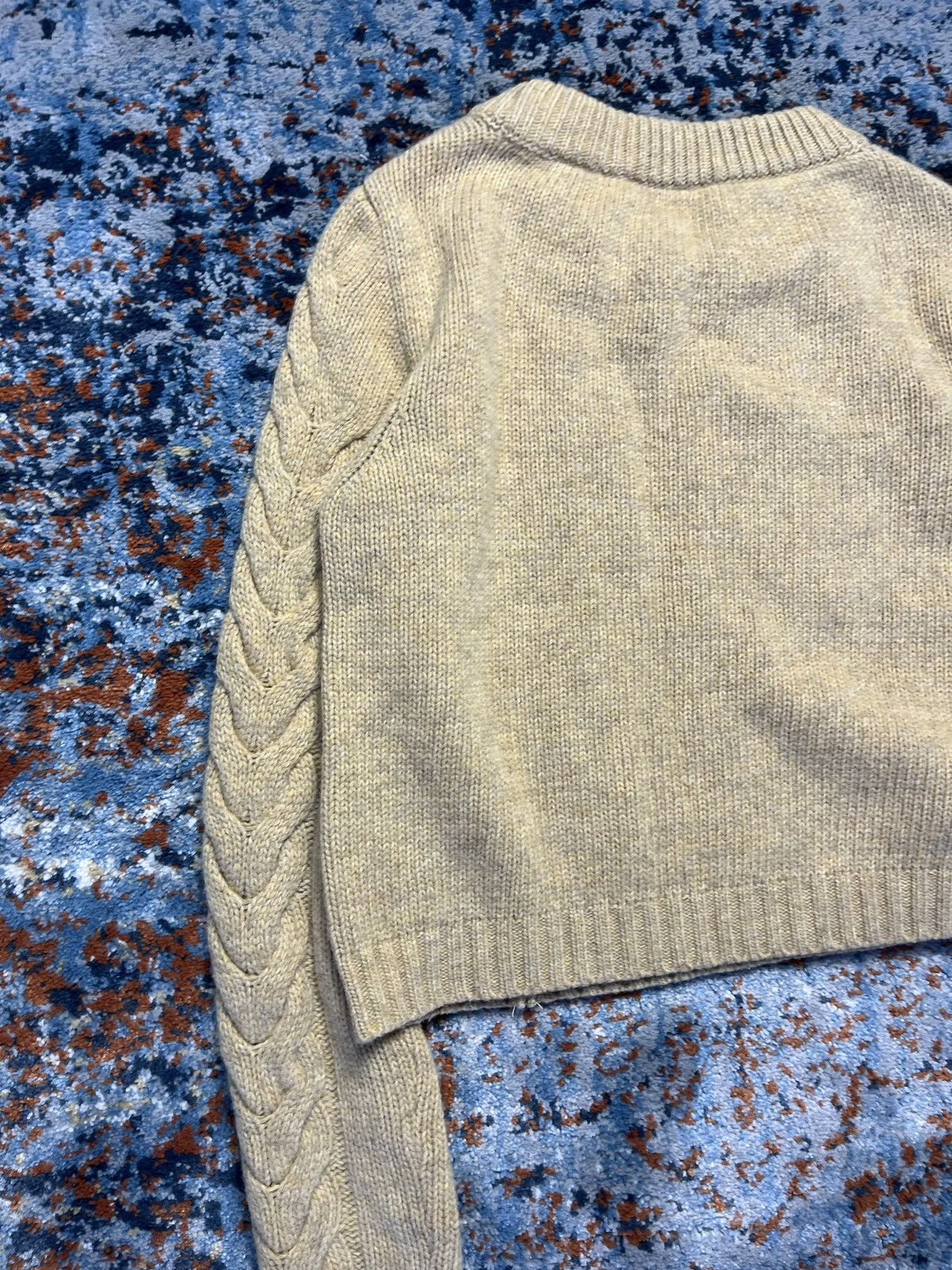 Chloe × See by Chloe Vintage y2k See by Chloe cable knit sweater cropped fit Size M / US 6-8 / IT 42-44 - 6 Thumbnail