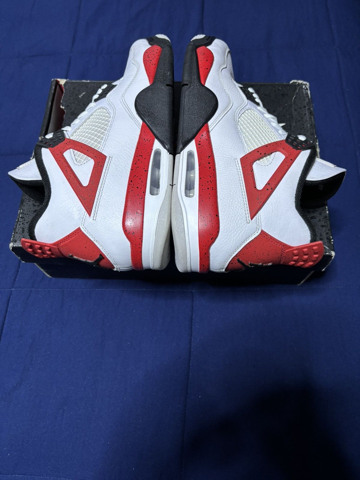 Jordan Brand Jordan 4 Retro Red Cement 2023 Size 10.5 Size US 10.5 / EU 43-44 - 2 Thumbnail