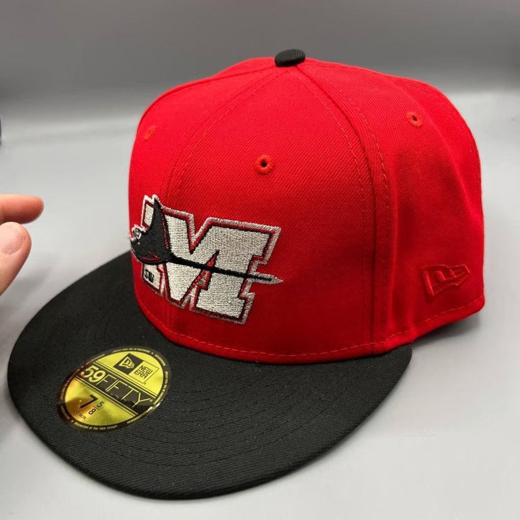 New Era Melbourne Aces Hat Men 7 5/8 59Fifty New Era ABL Fitted Cap Size ONE SIZE - 2 Thumbnail