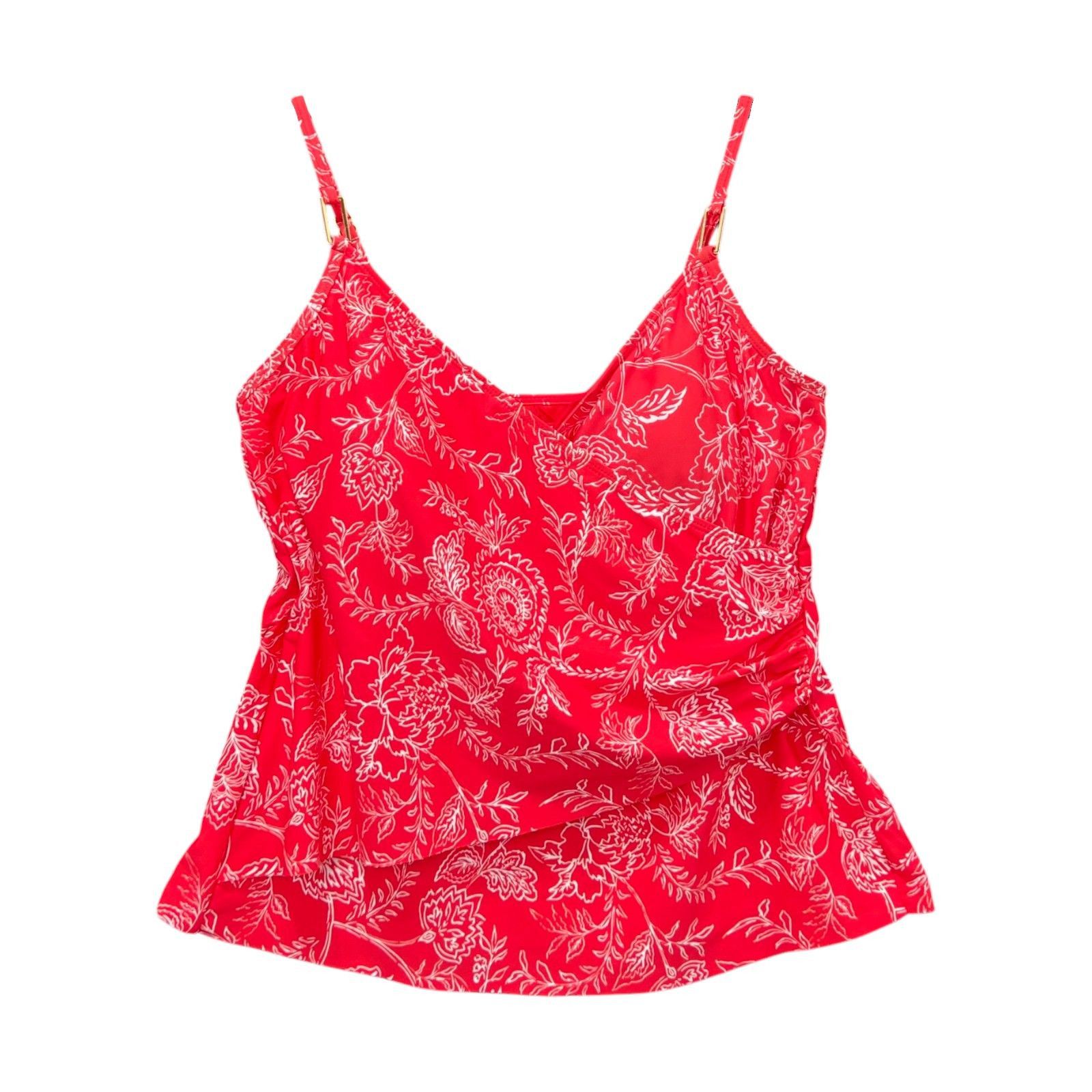 Other Liz Claiborne - Women's Lined Paisley Tankini Swimsuit Top - Size ONE SIZE - 3 Thumbnail