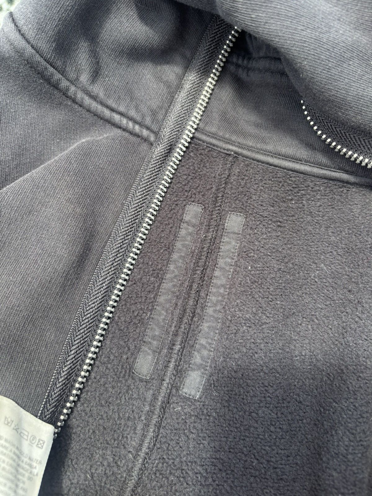 Rick Owens Black Full Zip Gimp Hoodie Size US S / EU 44-46 / 1 - 8 Thumbnail