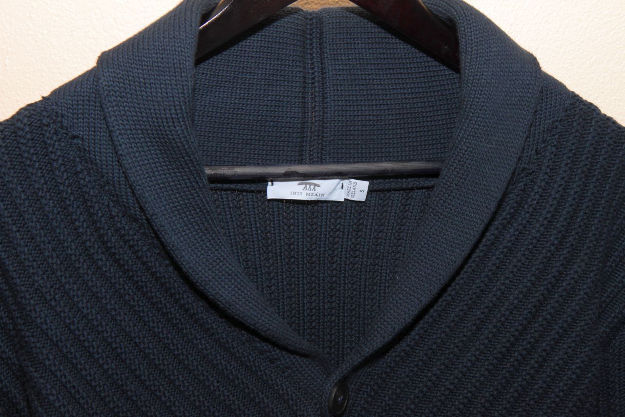 Inis Meain Beach Cardigan Organic Cotton Airne Size US S / EU 44-46 / 1 - 3 Thumbnail
