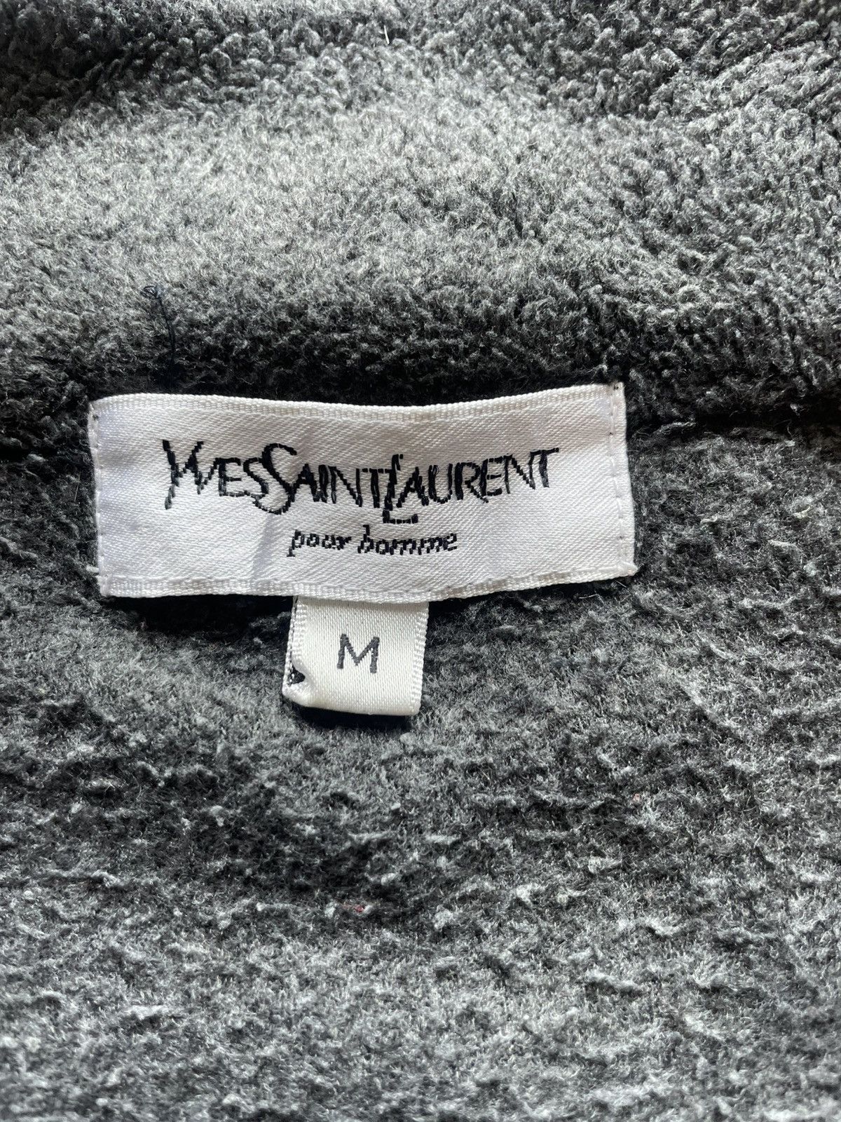 Yves Saint Laurent Yves Saint Laurent Vintage Fleece Jacket Full Zip Luxury YSL Size US M / EU 48-50 / 2 - 8 Thumbnail