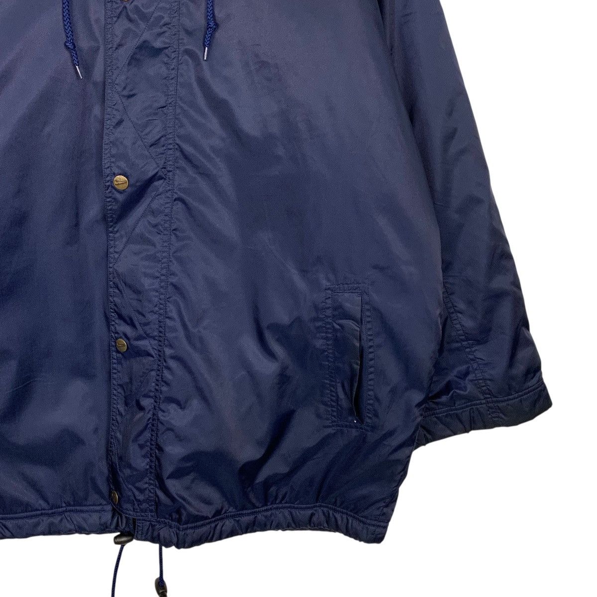 Nike Vintage 90s Nike Big Logo Long Jacket Size US L / EU 52-54 / 3 - 5 Thumbnail