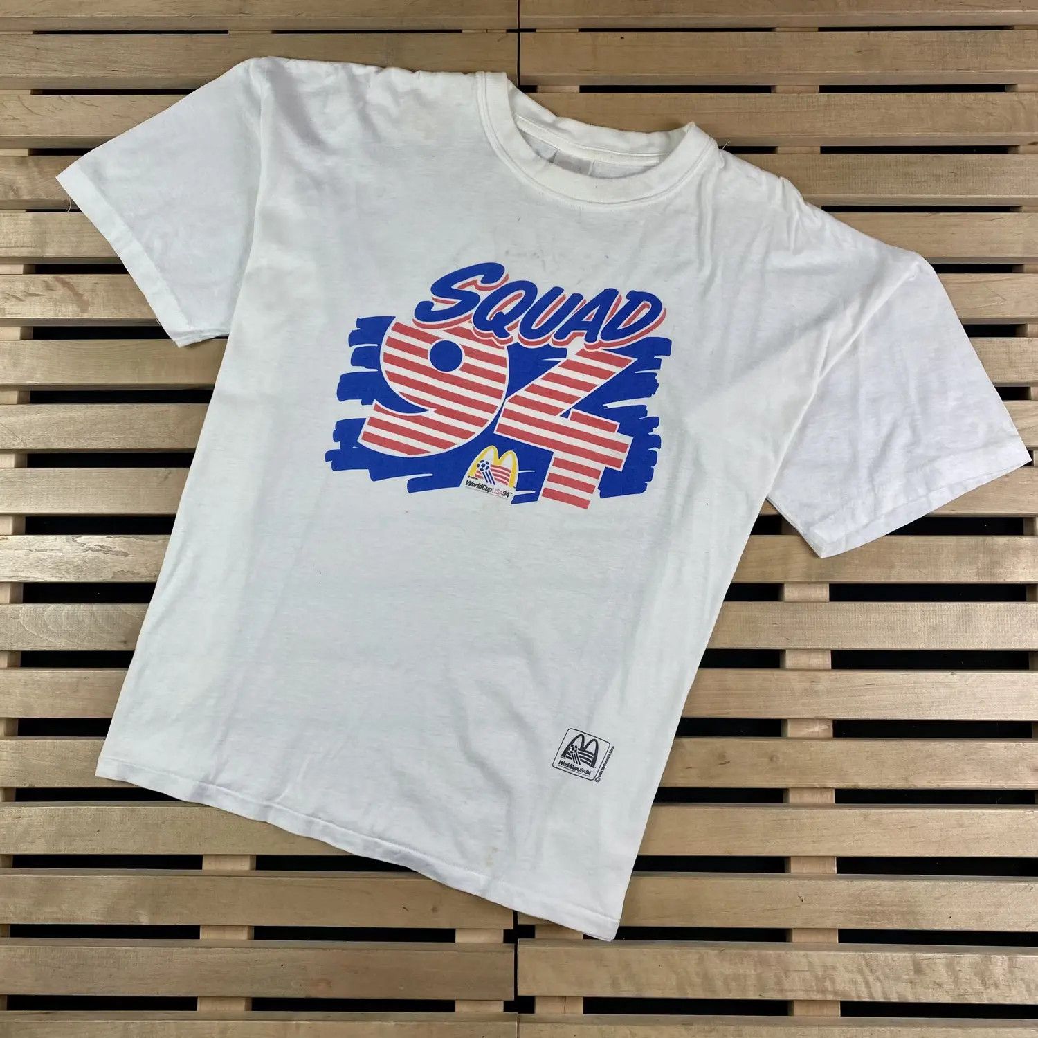 Vintage Mens Vintage T Shirt Squad 94 Size XL Size US XL / EU 56 / 4 - 1 Thumbnail
