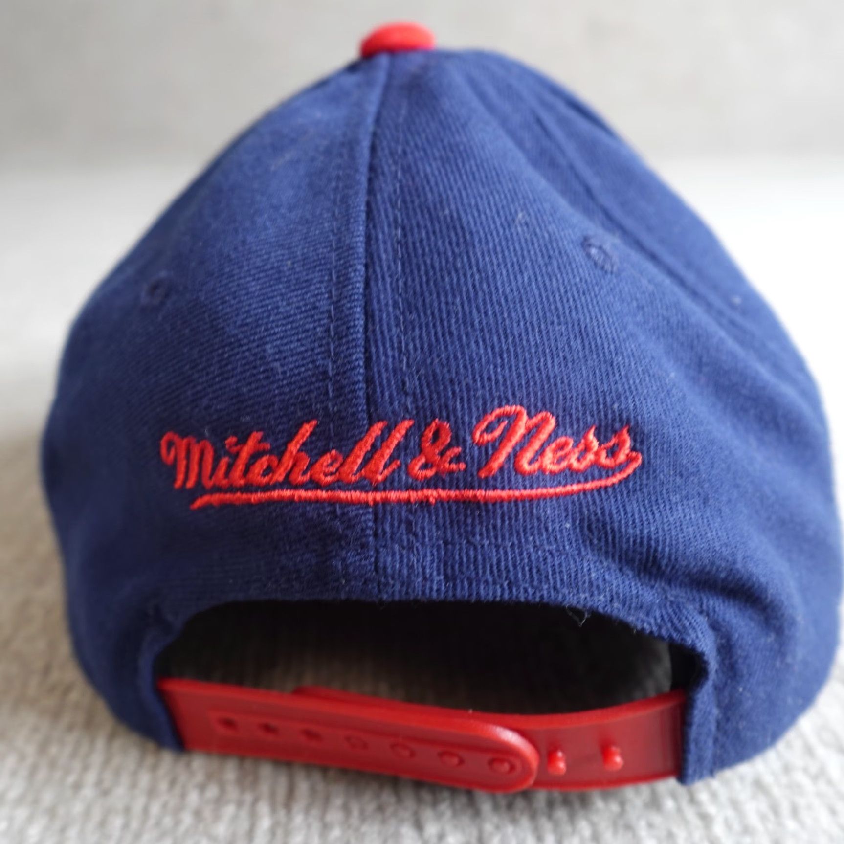 Mitchell & Ness Mitchell & Ness New York Giants Hat Snapback Blue Red Embroidered 2012 One Size Men Sports Adjustable Size ONE SIZE - 7 Thumbnail