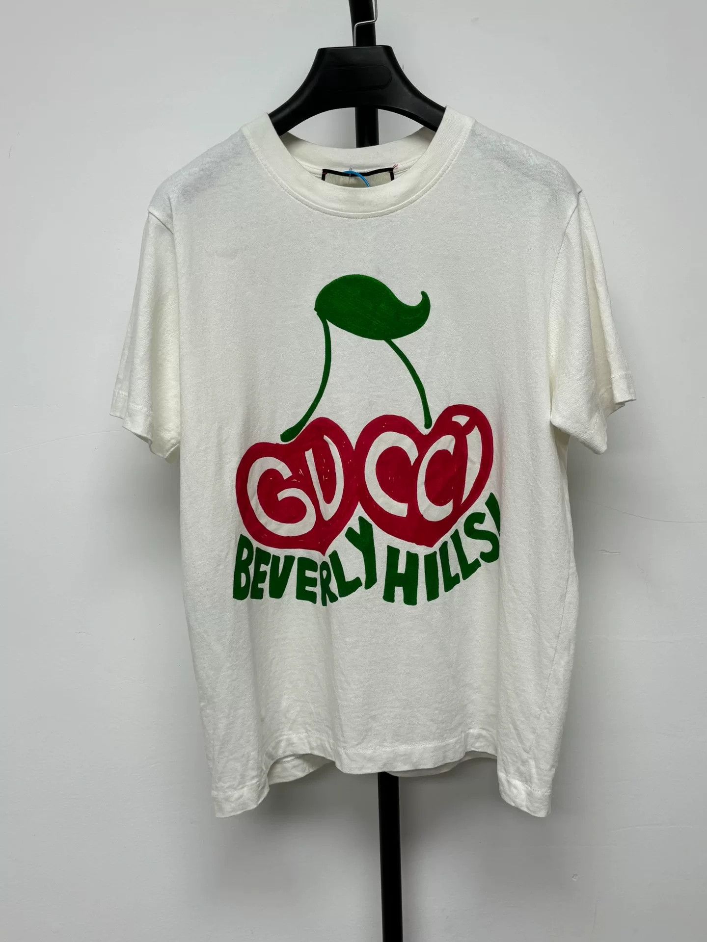 Gucci Gucci Logo Print Crewneck Short Sleeve T-Shirt Size S / US 4 / IT 40 - 1 Thumbnail