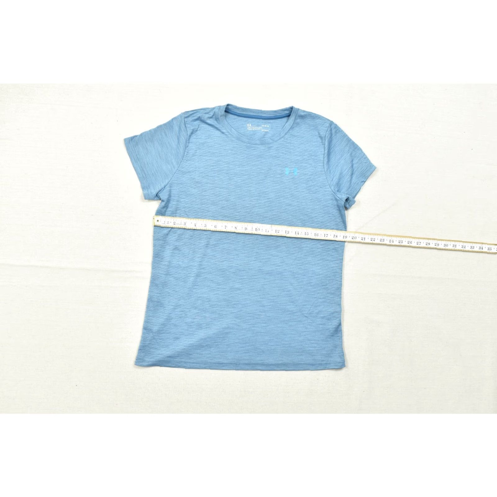 Under Armour Under Armour HeatGear Men's Tee Shirt Blue Marl Loose Fit Size Large Short Sleev Size US L / EU 52-54 / 3 - 3 Thumbnail