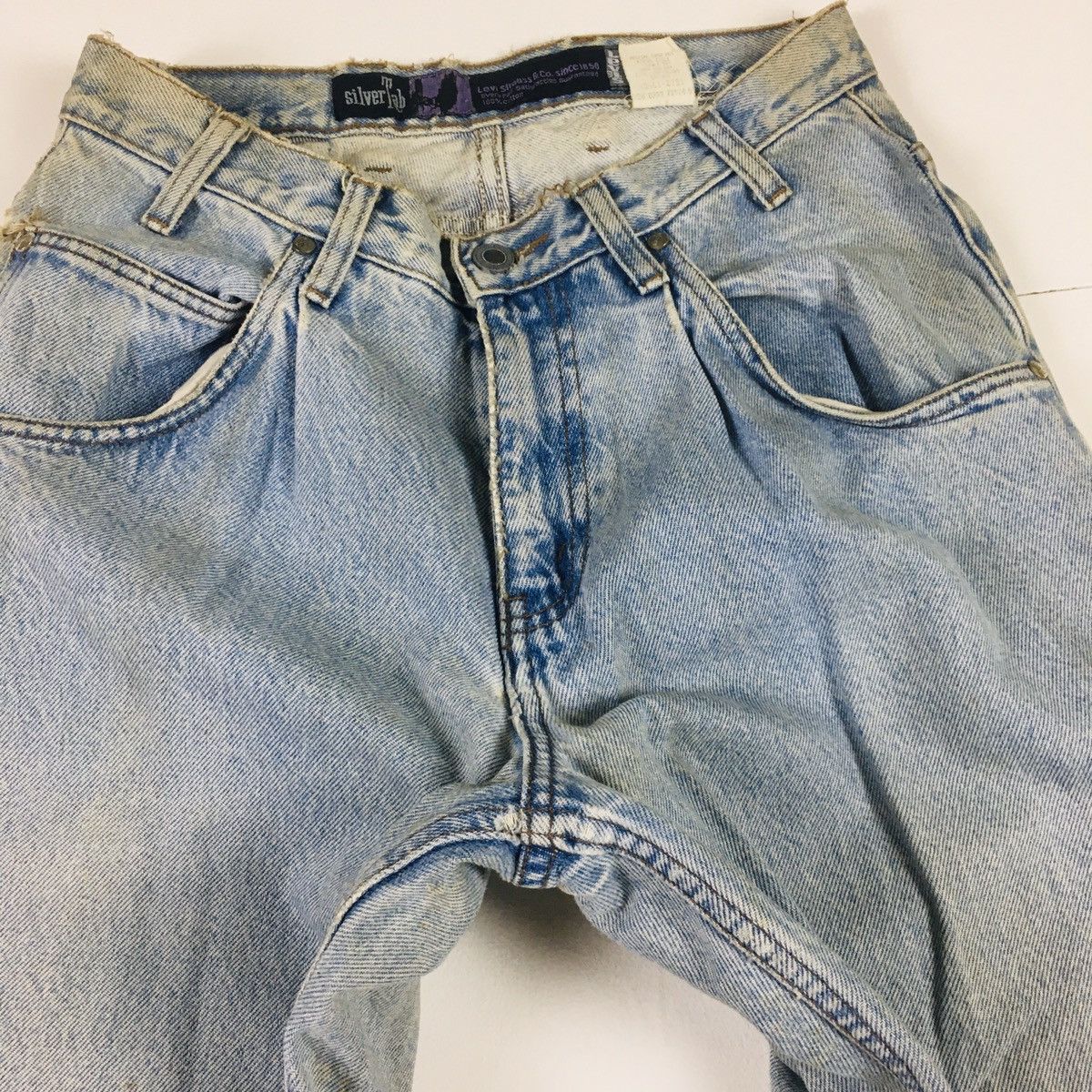 Levi's Vintage Levi’s Silver Tab Made In Paraguay Tapered Leg Jeans Size US 29 - 6 Thumbnail