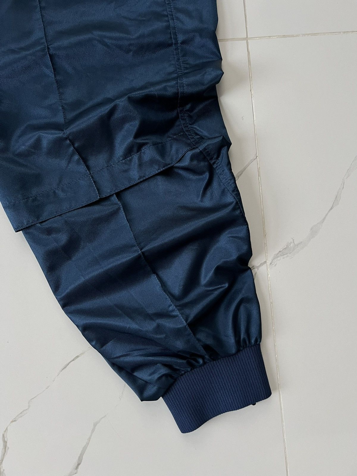 Nike 00's NIKE BIG DOUBLE SWOOSH LOGO BAGGY TRACK Y2K PANTS Size US 32 / EU 48 - 3 Thumbnail