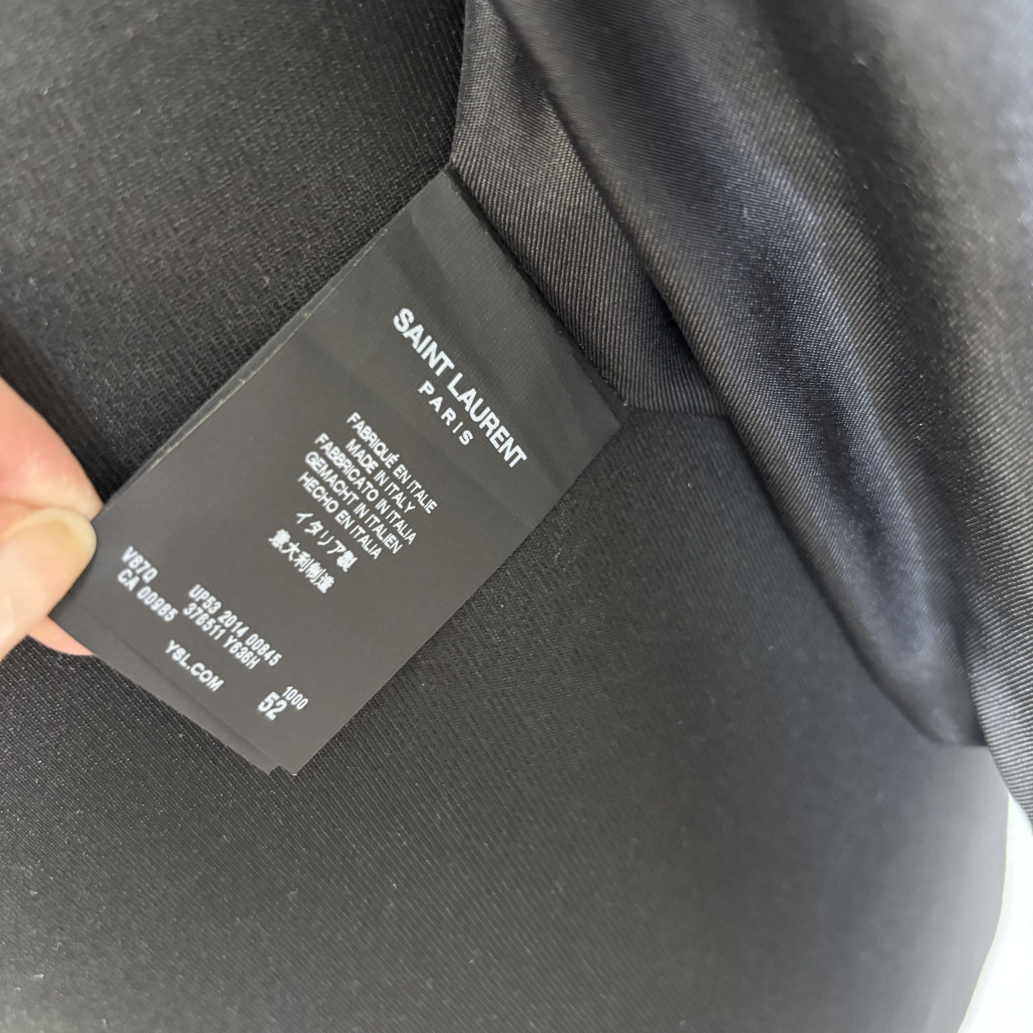 Saint Laurent Paris Saint Laurent Black Leopard Jacket Size US L / EU 52-54 / 3 - 5 Thumbnail