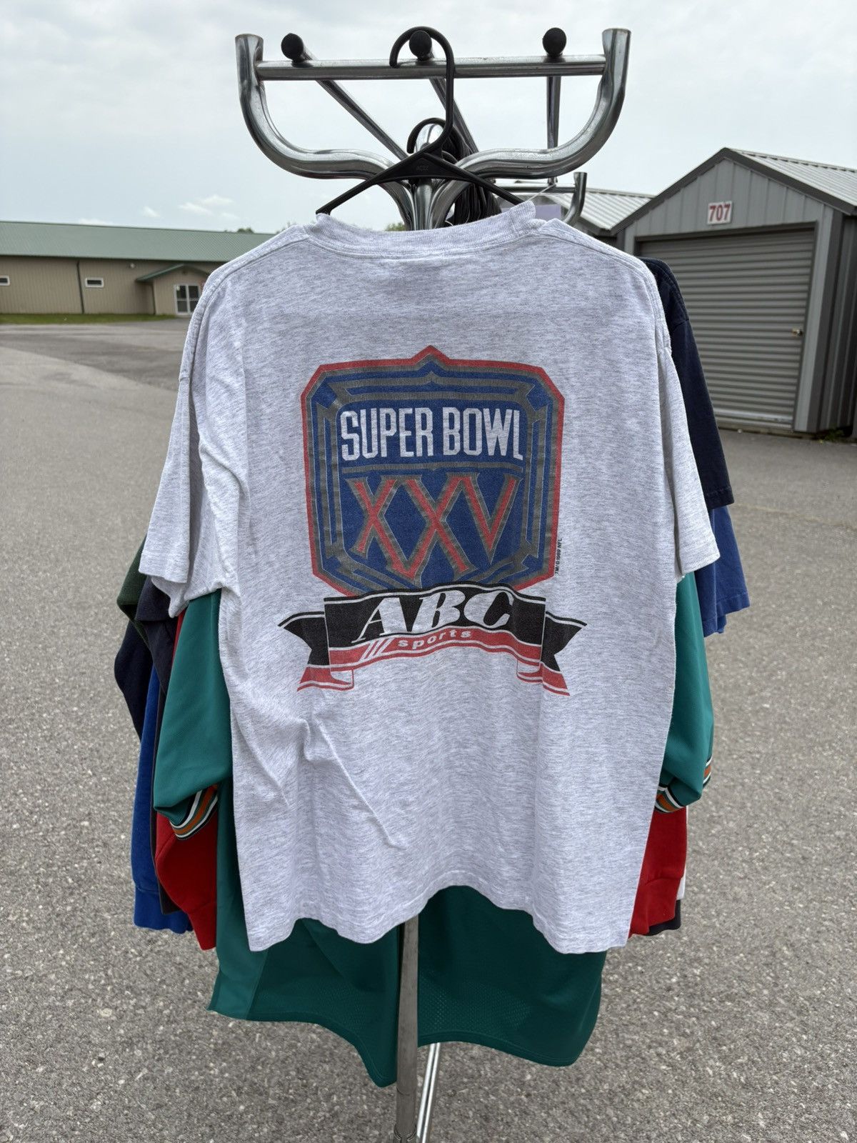 NFL × Vintage 1991 ABC Sports Super Bowl XXV Bills Vs Redskins T-Shirt Size US XL / EU 56 / 4 - 2 Thumbnail