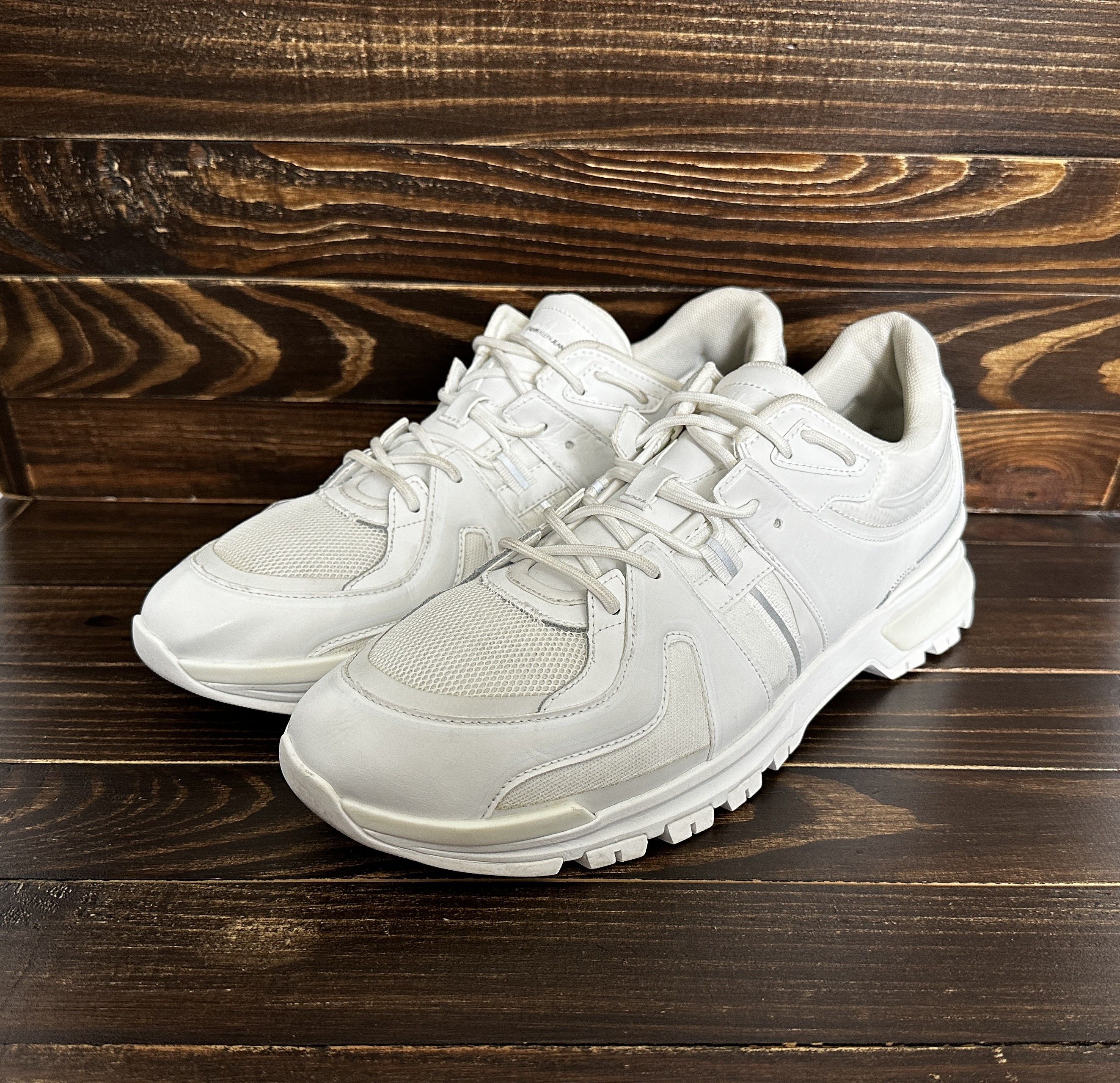 Calvin Klein Calvin Klein Jeans Runner Lace Up Mix Cyci Sneakers Luxury Size US 12 / EU 45 - 16 Thumbnail
