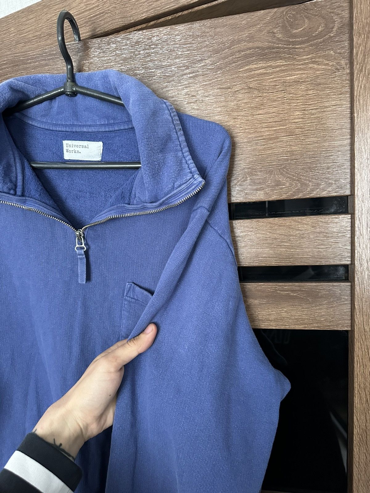 Universal Works Universal Works 1/3 Zip Pullover Sweatshirt Size US L / EU 52-54 / 3 - 14 Thumbnail