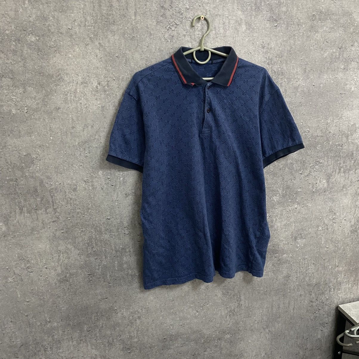 Gucci Gucci Monogram Polo T shirt Size US L / EU 52-54 / 3 - 3 Thumbnail