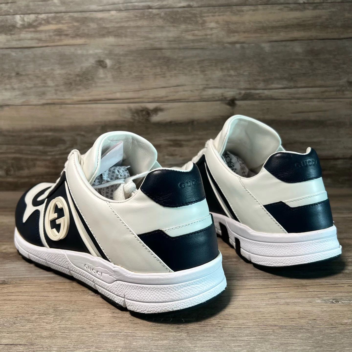 Gucci Gucci GG Panda Black White Sneakers EUR 41.5 Size US 8.5 / EU 41-42 - 4 Thumbnail