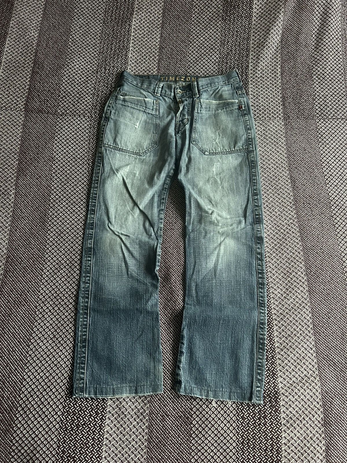 Vintage Vintage Timezone Washed Jeans Distressed Y2K Streetwear W32 Size US 32 / EU 48 - 6 Thumbnail