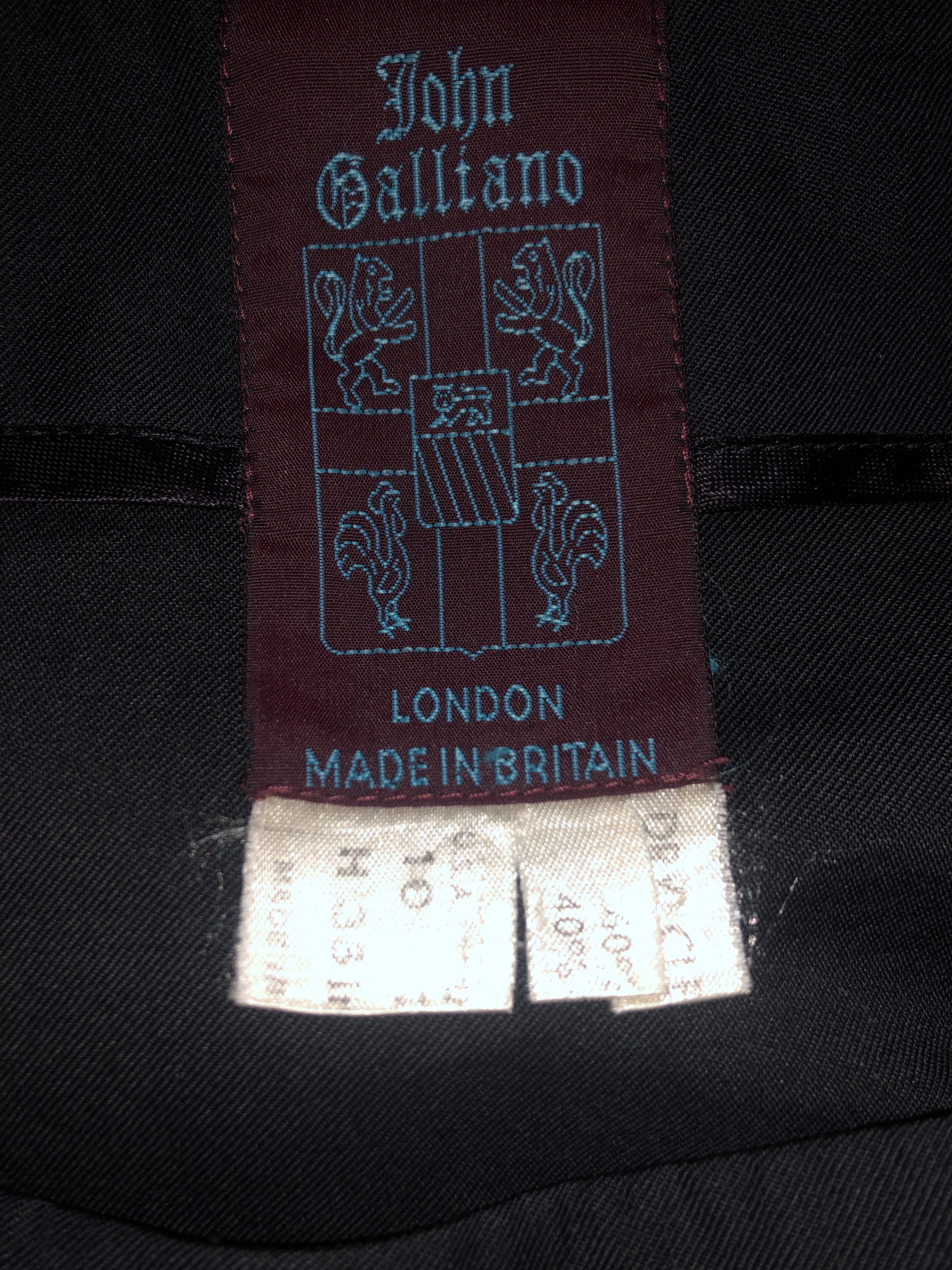 John Galliano 1987 Overlapped Wrap Skirt Size 28" / US 6 / IT 42 - 9 Thumbnail