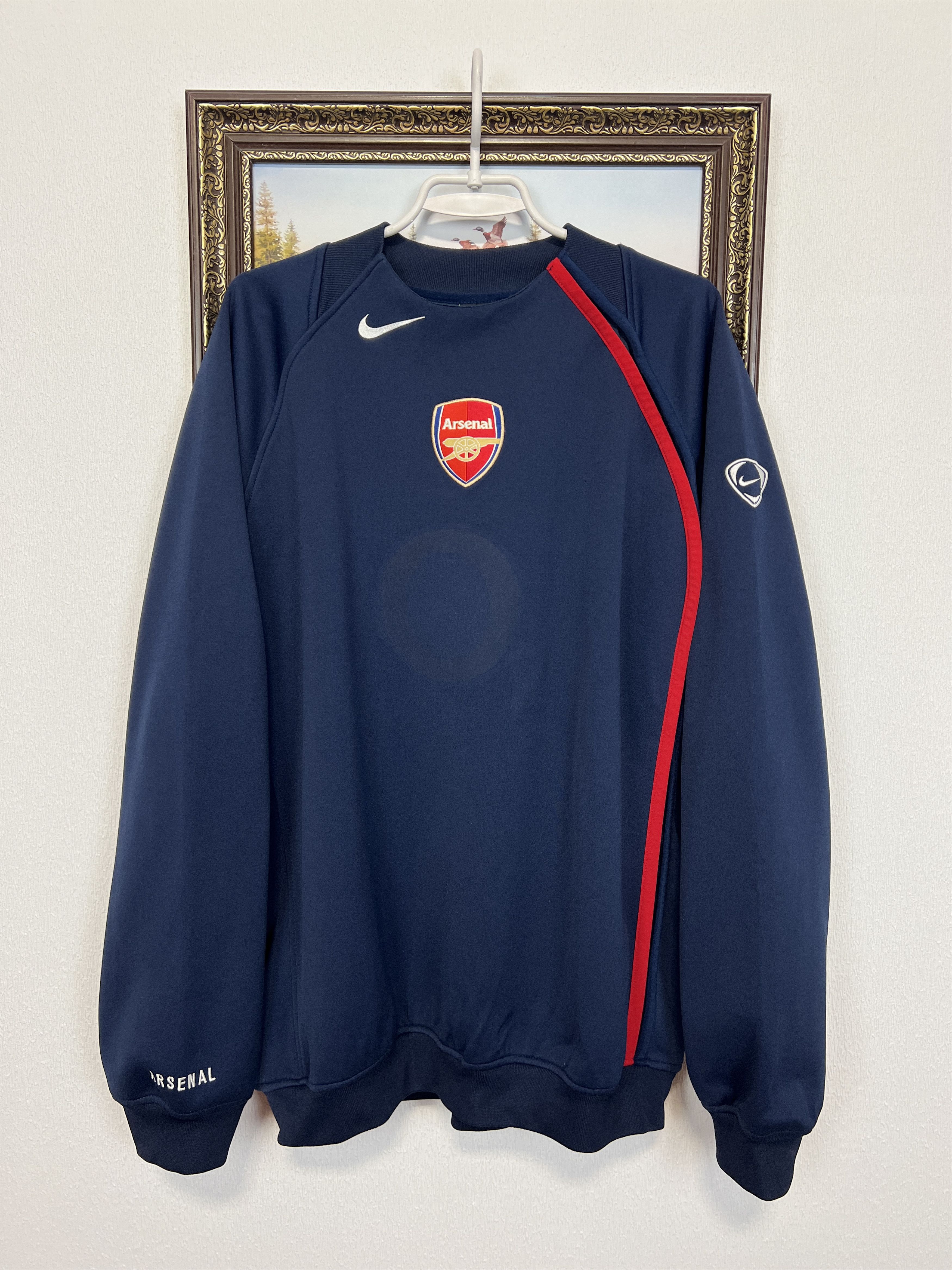 Nike × Vintage Nike Arsenal Vintage o2 Total 90 Sweatshirt