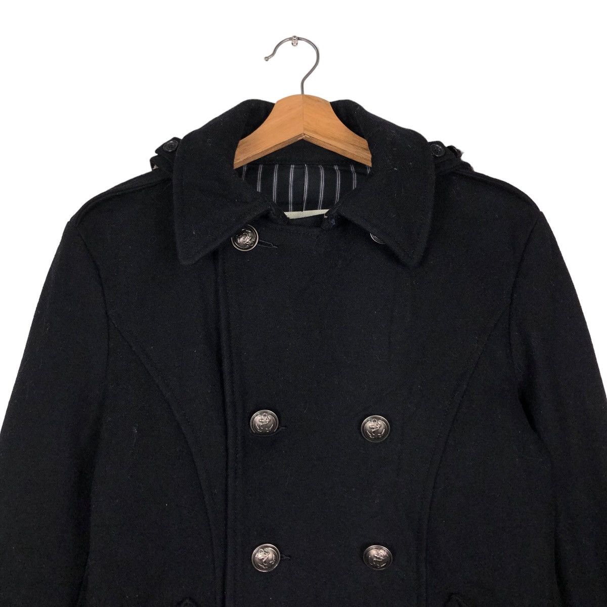 If Six Was Nine 🔥Cropped Biker Jacket Wool PPFM Japan Mink Fur Hoodie Size US M / EU 48-50 / 2 - 3 Thumbnail