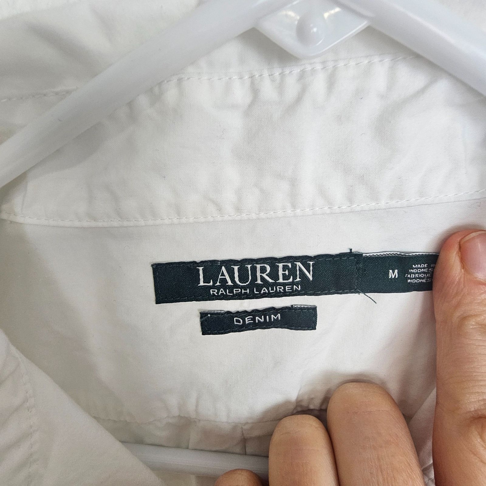 Lauren Ralph Lauren Lauren Ralph Lauren Womens Denim Shirt Size M Classic Preppy Size M / US 6-8 / IT 42-44 - 6 Thumbnail