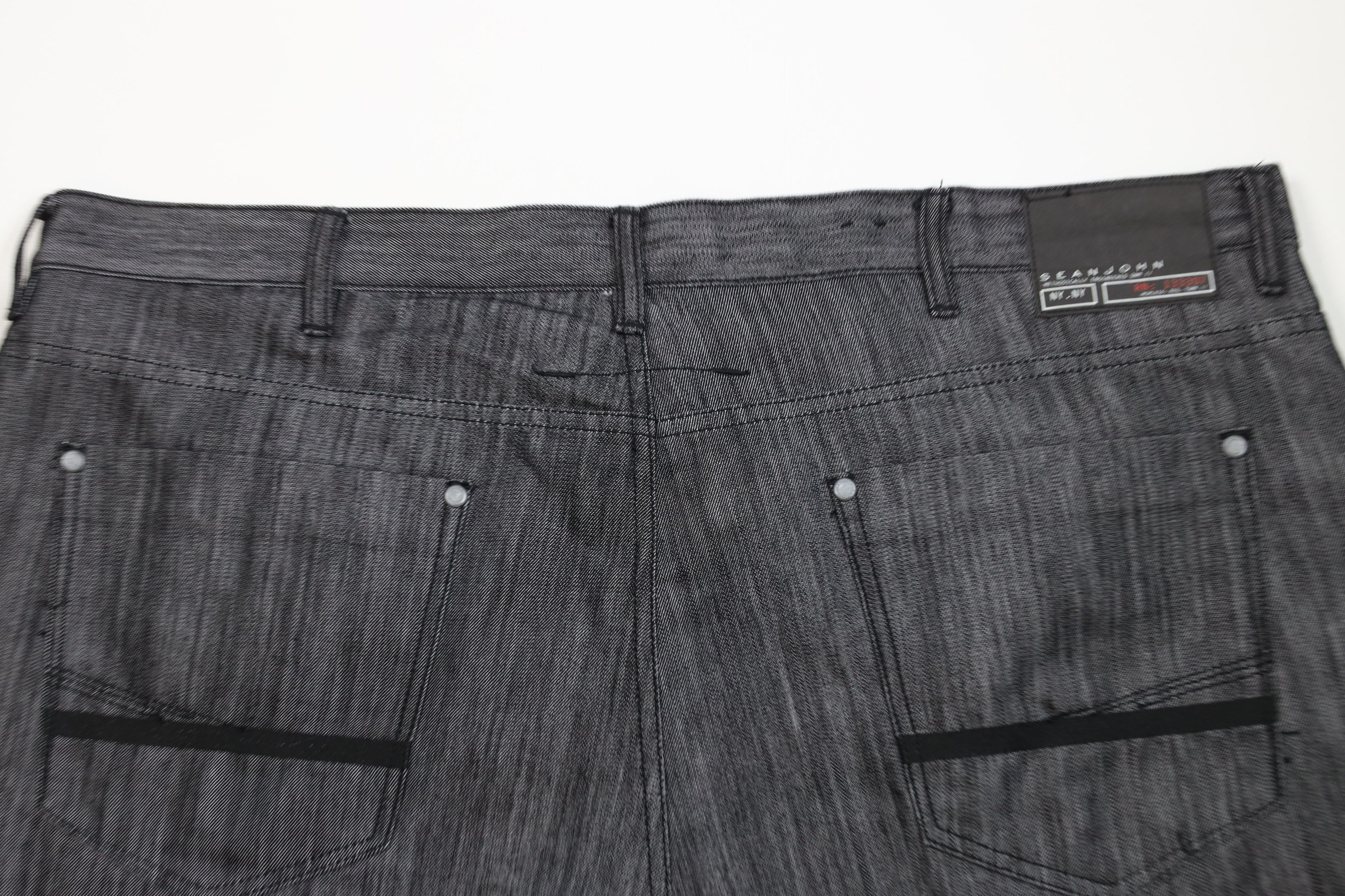 Sean John × Vintage Vintage 90s Y2K Sean John Oversized Denim Jean Shorts Jorts Size US 44 / EU 60 - 8 Thumbnail