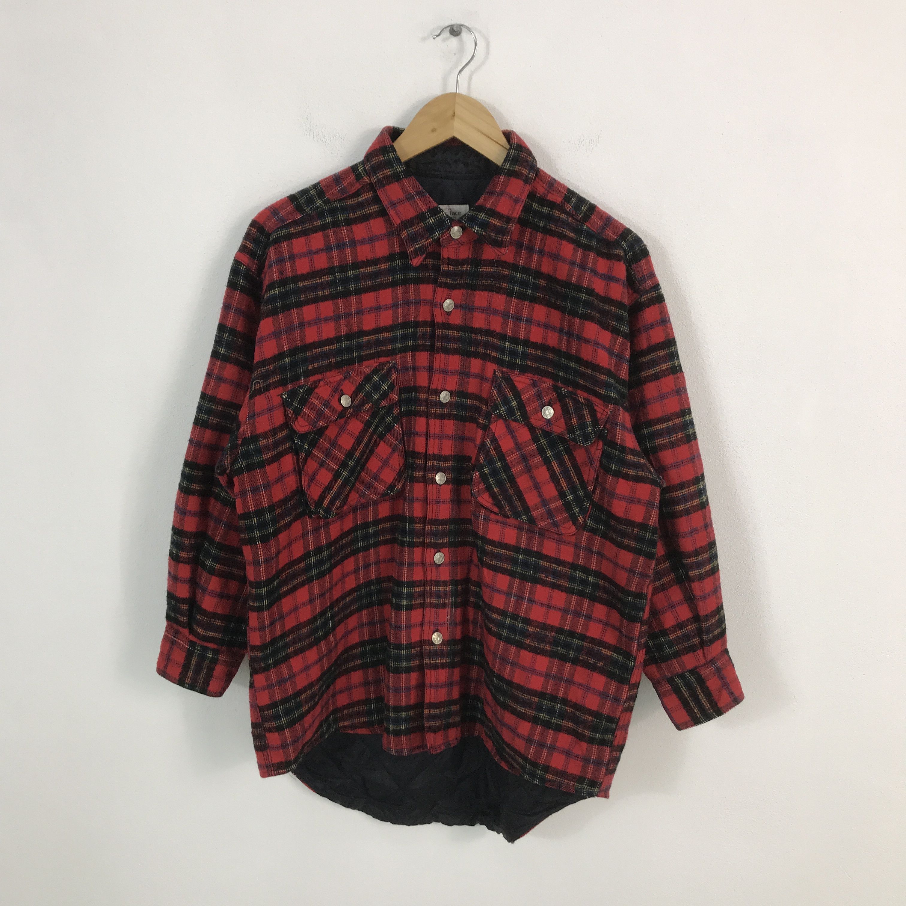 Designer × Japanese Brand romantic face Flannel punk style button jacket Size US L / EU 52-54 / 3 - 1 Thumbnail