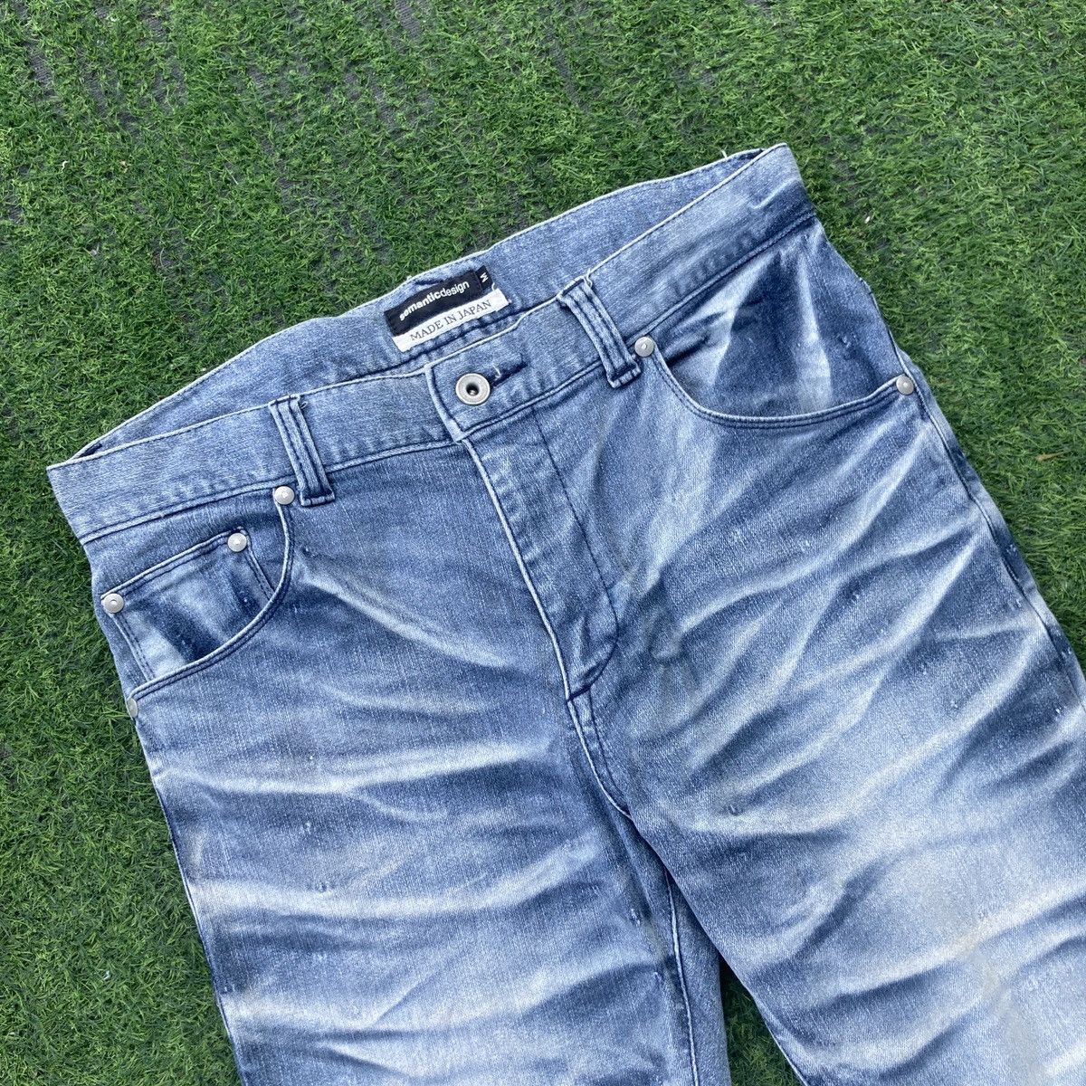 semanticdesign SEMANTIC DESIGN FLARED JEANS Size US 32 / EU 48 - 3 Thumbnail