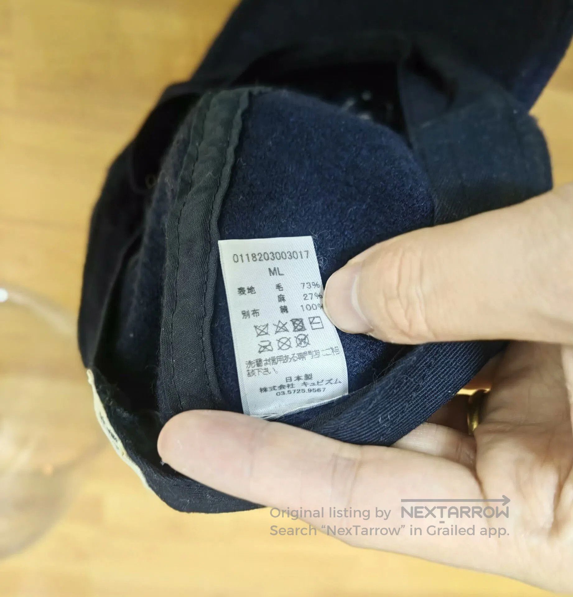 Visvim visvim honus cap in navy blue. Size ONE SIZE - 7 Thumbnail