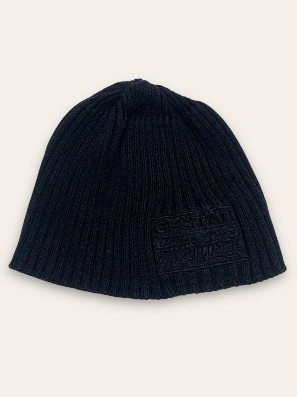 G-Star Vintage G STAR Black Hat Beanie Big Logo Size ONE SIZE - 2 Thumbnail