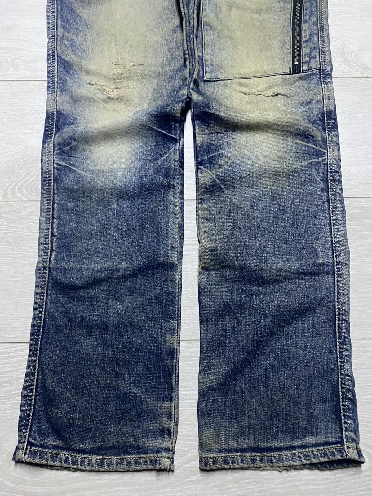 Edwin Vintage Edwin Motorhead Riders Mud Wash Avant Garde Jeans Size US 32 / EU 48 - 6 Thumbnail