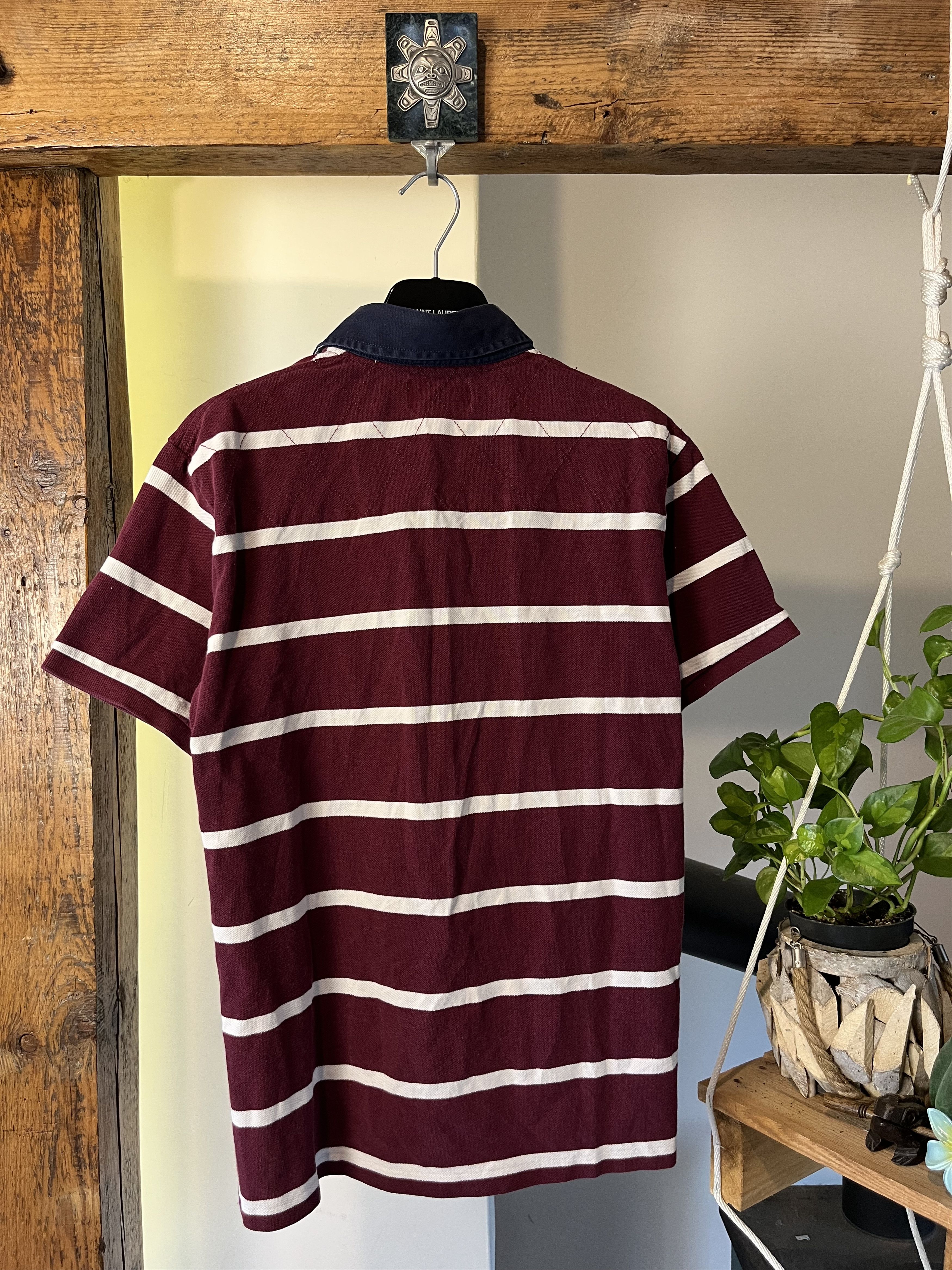 Polo Ralph Lauren Vintage Polo Ralph Lauren New York Rugby Polo Shirt Size US L / EU 52-54 / 3 - 2 Thumbnail