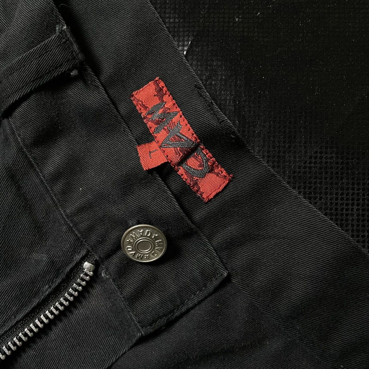 If Six Was Nine × Japanese Brand × Yasuyuki Ishii 🇯🇵☠️ MAD PUNK WORDING PATCHES SEDITIONARIES GOTHIC PANTS Size US 29 - 13 Thumbnail