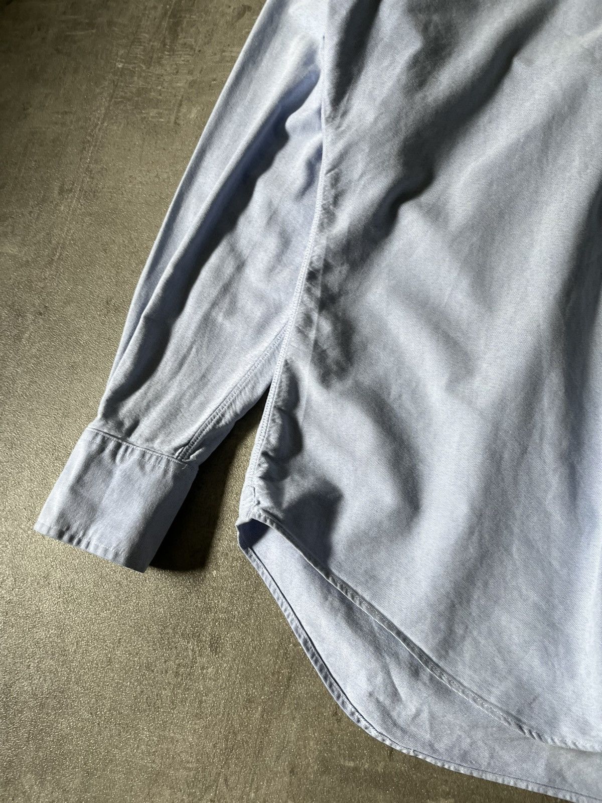 Thom Browne Thom Browne light blue oxford button up shirt Size US L / EU 52-54 / 3 - 3 Thumbnail