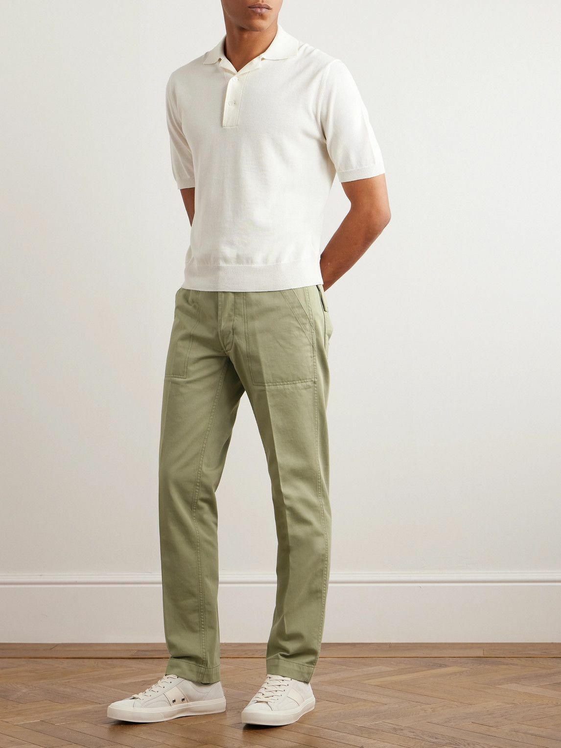 Tom Ford o1y0425 Casual Pant in Light Green Size US 32 / EU 48 - 4 Thumbnail