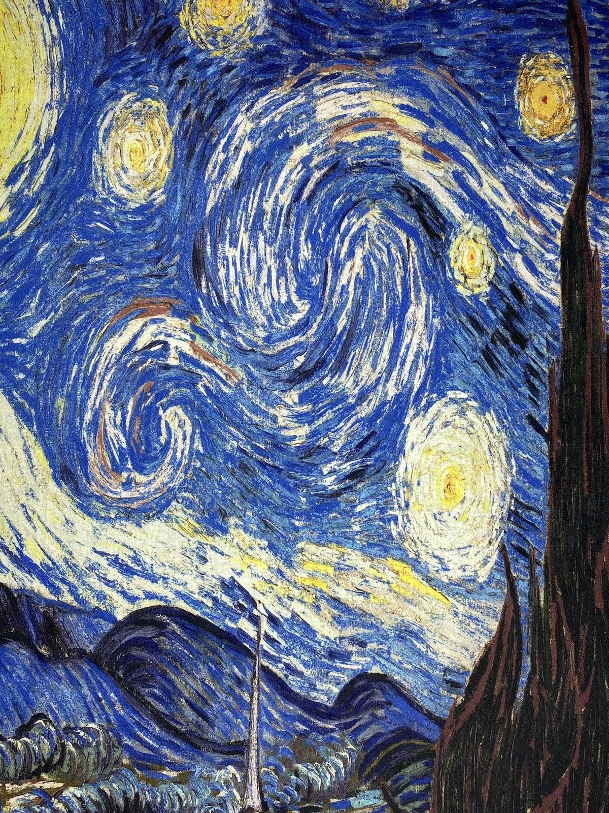 Other VAN GOGH STARTY NIGHT KNIT PRINTED SCARF BLUE SOFT 70 * 180 Size ONE SIZE - 2 Thumbnail