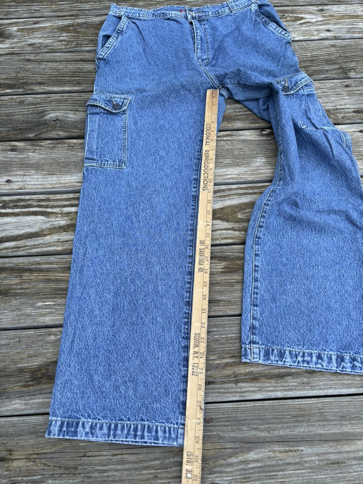 JNCO × Japanese Brand × Vintage Vintage A.P.C.O baggy cargo pants Y2K Size US 36 / EU 52 - 6 Thumbnail