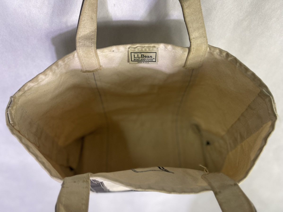 L.L. Bean Vintage 80s LL Bean Tote Bag Embroidery Medium Size ONE SIZE - 6 Thumbnail