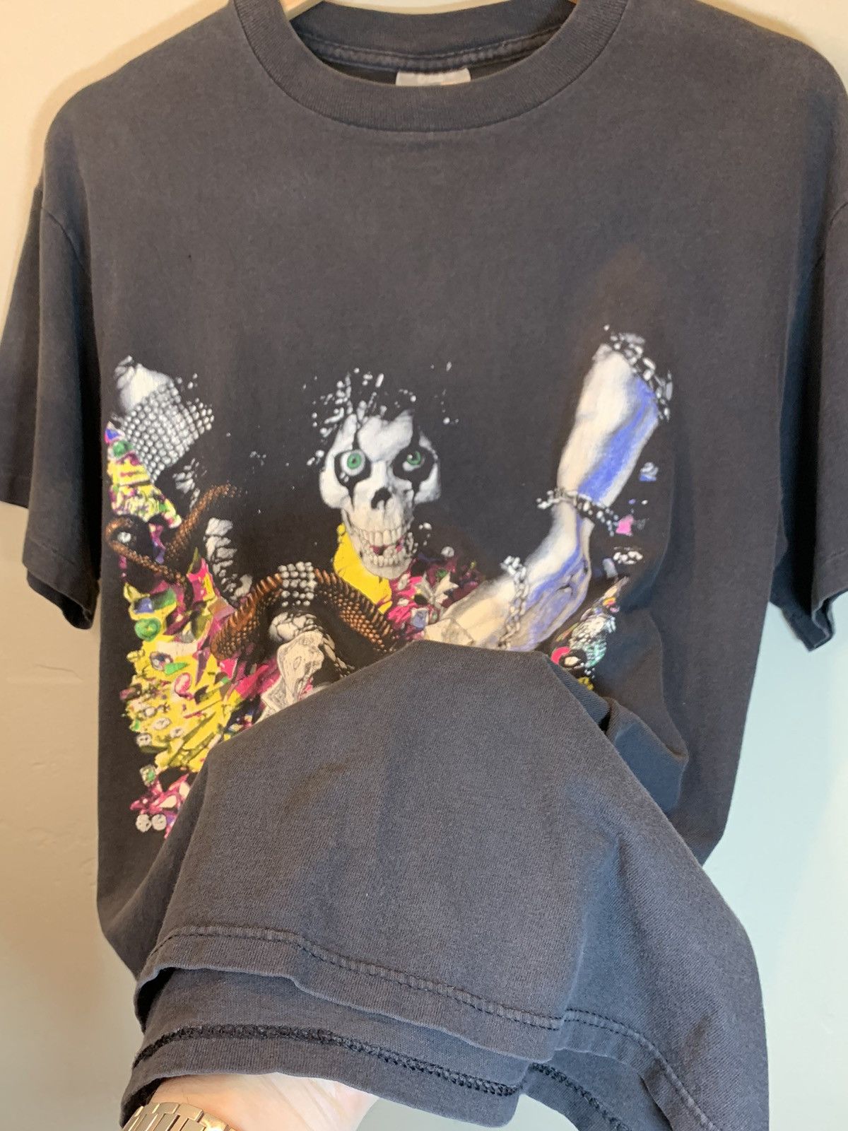 Band Tees × Brockum × Vintage *RARE* Vintage 1991 Alice Cooper Hey Stoopid Band Tour Shirt Size US L / EU 52-54 / 3 - 6 Thumbnail