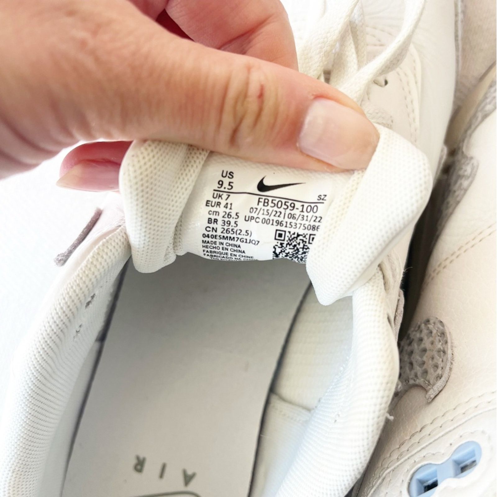 Nike NIKE Air Max 1 '87 Safari Summit White Phantom Size 9.5 Size US 9.5 / IT 39.5 - 11 Thumbnail