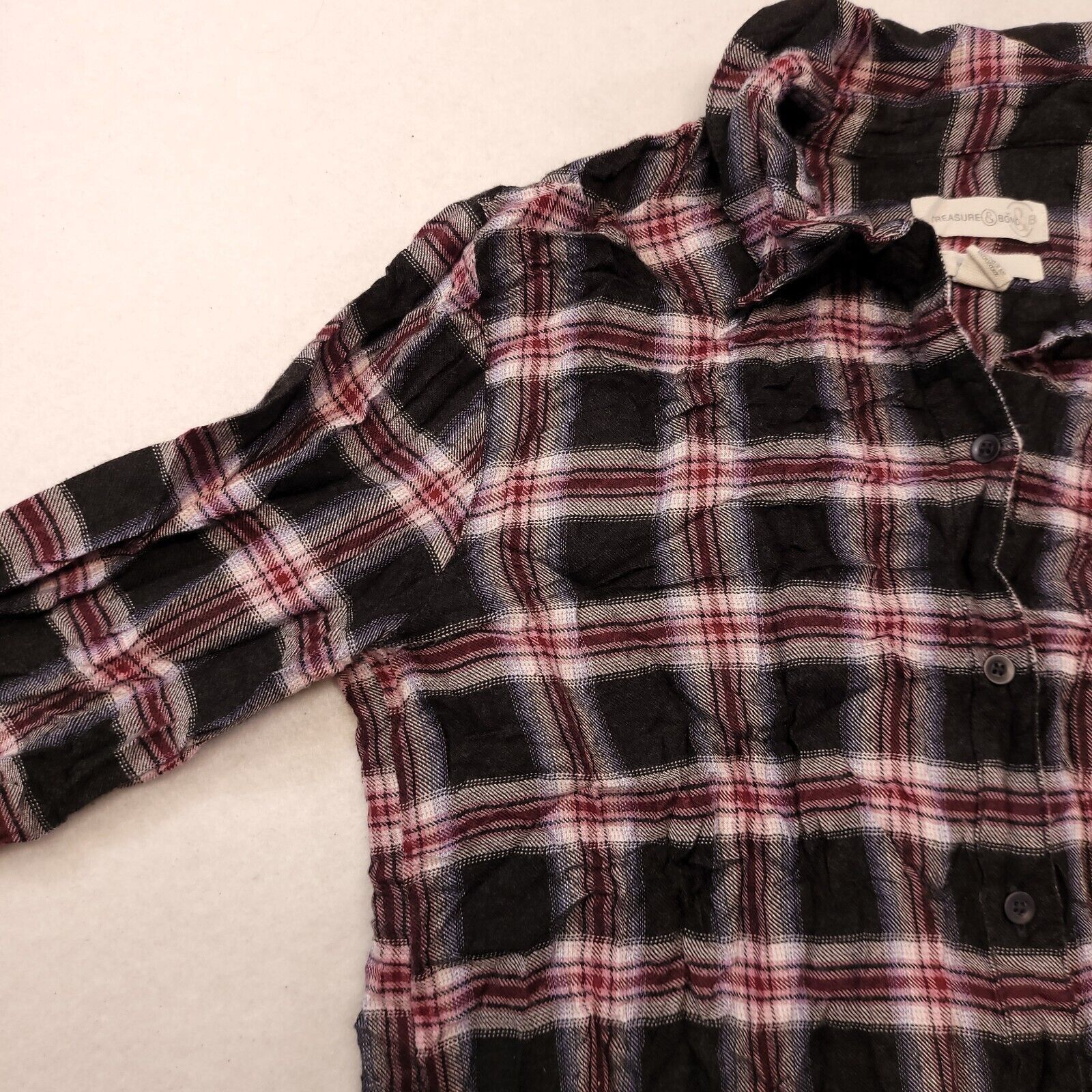 Treasure & Bond Treasure & Bond Tartan Flannel Button Up Shirt Mens Size 2XS Size US XXS / EU 40 - 4 Thumbnail